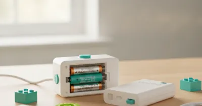 Смарт-хаб WeDo 2.0 с батарейным отсеком и аккумулятором — питание набора