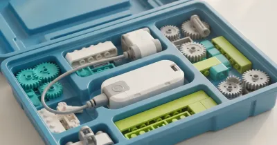 Открытый набор WeDo 2.0 с сортировочными лотками и деталями — 280 элементов базовой комплектации