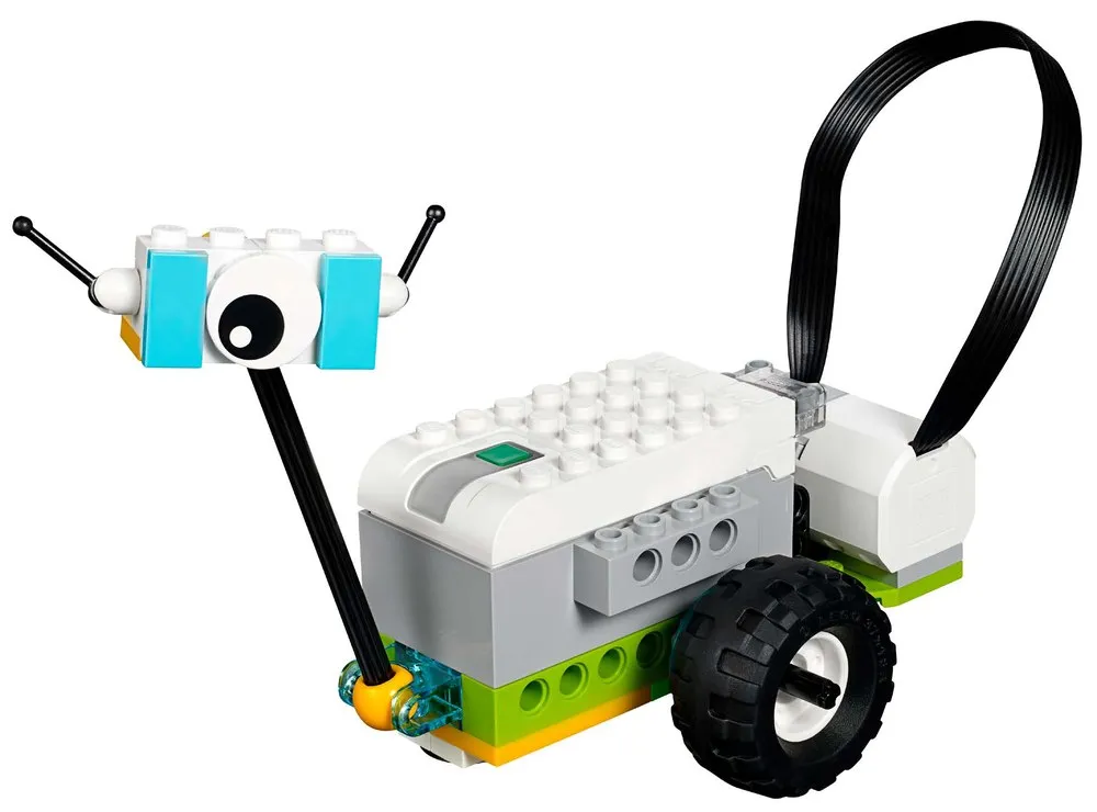 Модель-вездеход Майло из конструктора РобоГуру, совместимого с WeDo 2.0, — первая простая сборка для начинающих