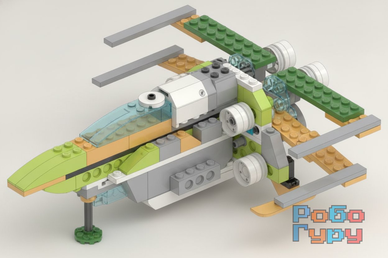 Схема сборки: X-wing на подставке