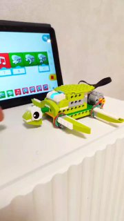 Схема сборки: Черепашка из конструктора WeDo 2.0